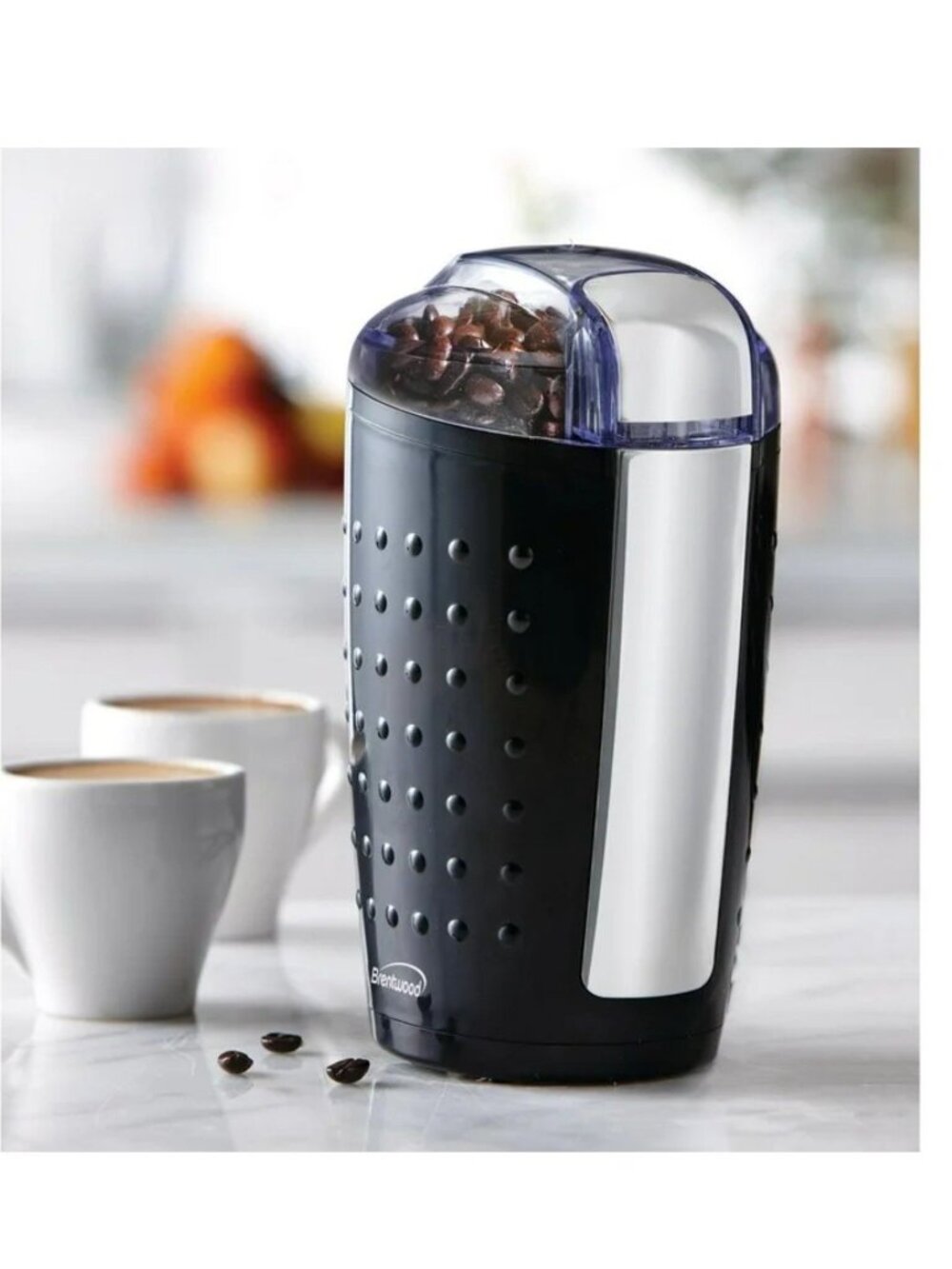 Brentwood Coffee & Spice Grinder 4oz  BPA-Free  Stainless Steel Blades One-Touch